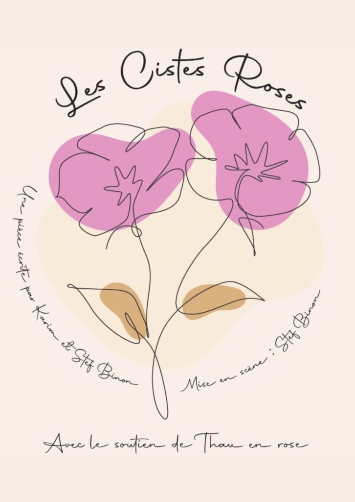 Affiche Les Cistes Roses